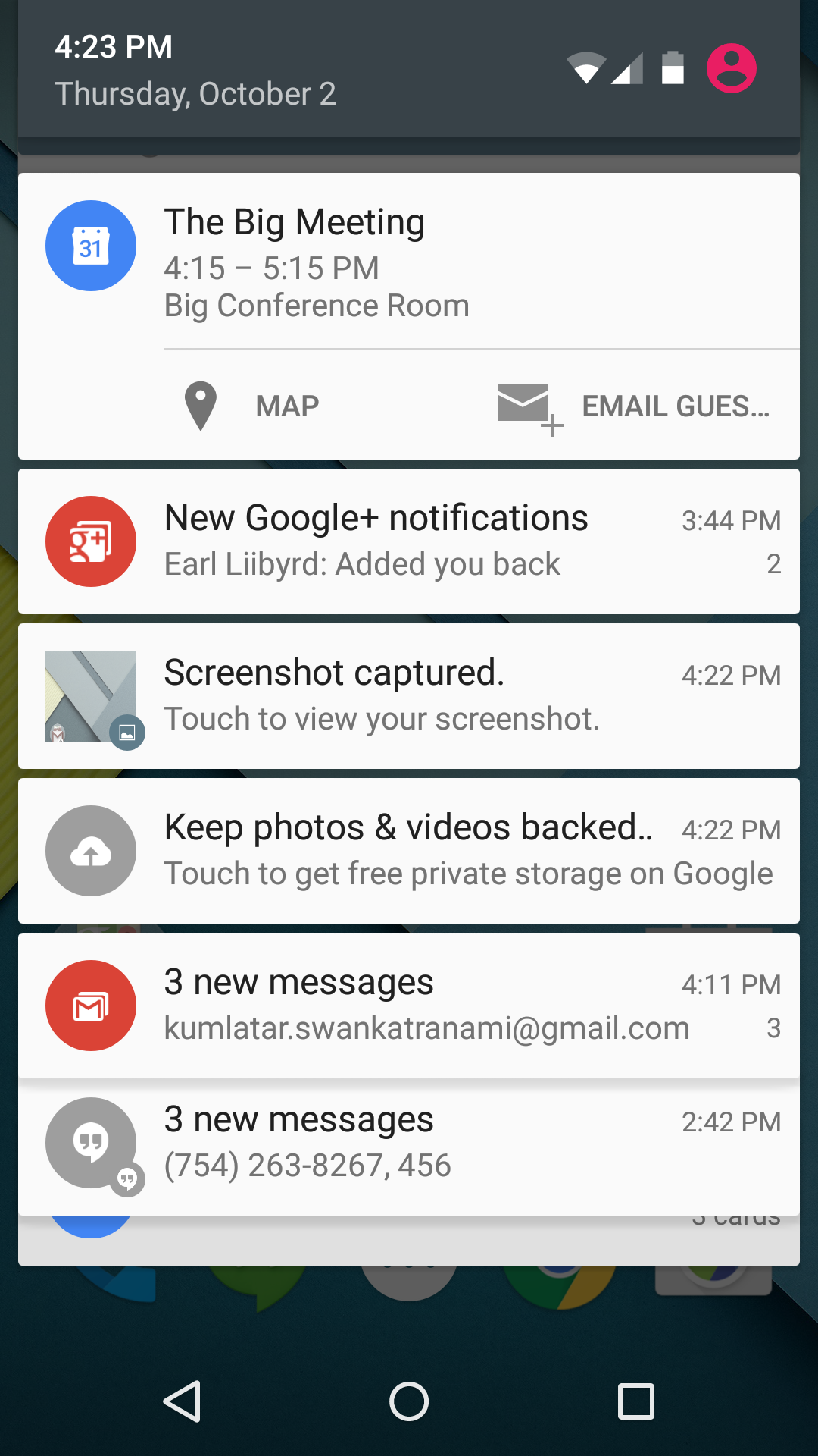 Android的通知中心