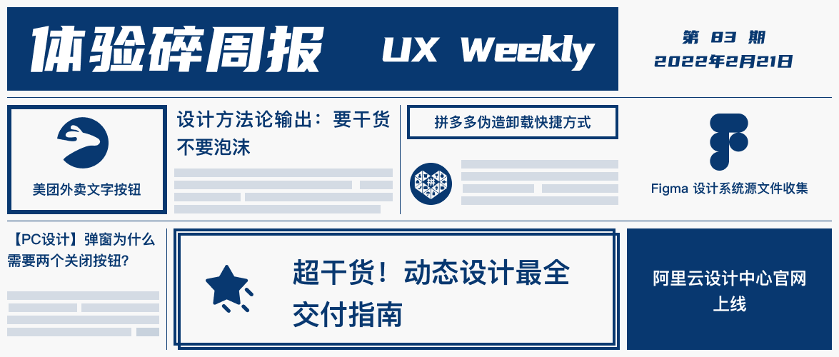 体验碎周报第 83 期(2022.2.21)