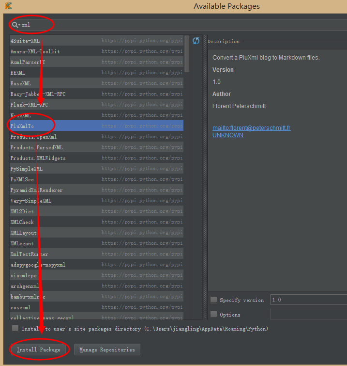 InstallPackage