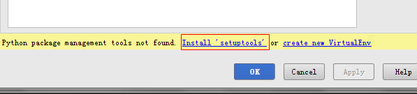 InstallSetuptools